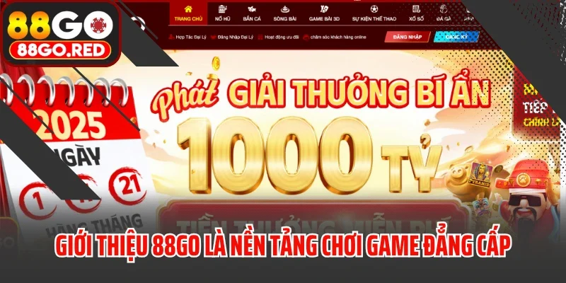 Giới thiệu nhà cái 88GO là nền tảng chơi game đẳng cấp