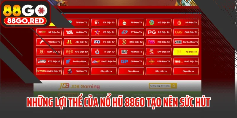 Những lợi thế của nổ hũ 88GO tạo nên sức hút